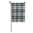 thumbnail image 1 of POGLIP Plaid Tartan Three Colors Blue Yellow White Pattern Check Checkered Garden Flag Decorative Flag House Banner 28x40 inch, 1 of 2