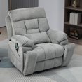 thumbnail image 2 of Oversized Power Lift Recliner Chair with Massage and Heat for Elderly, UHOMEPRO Large Wide Seat Recliners for Big and Tall, Safety Motion Reclining Mechanism with Hidden Cup Holder, Gray, 2 of 13