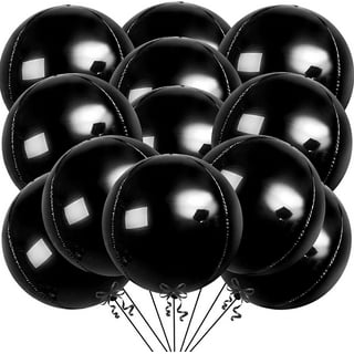100pcs 12 Inch Balloons (Black and White Balloons)Premium Thickened Latex  Balloons for Black and White Party Decorations 