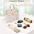 thumbnail image 5 of FORMRS Womens Corduroy Tote Bag Crossbody Shoulder Handbag with Pocket, Pink Easter Eggs, 5 of 7