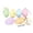 6pcs, variant on 18pcs Easter Bunny Egg Hanging Ornaments - 2D Flat Wooden Small Pendants for Car Rearview Mirror Backpack, Cute Easter Decor Charms, Mini Wooden Ornaments for Easter Home Party Decor, 3.15in