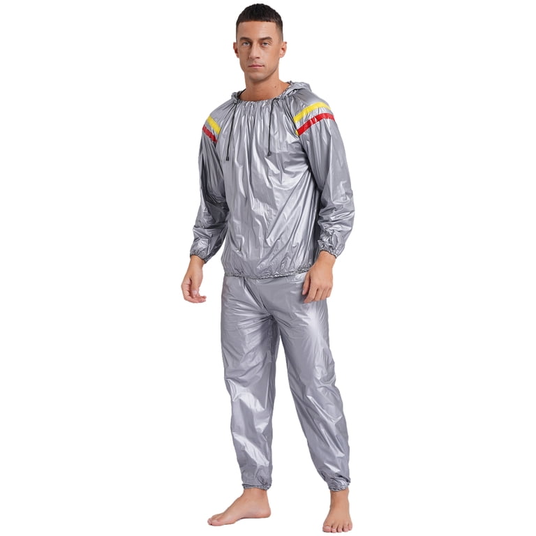 Zaldita Men's Anti-Rip Sauna Suit Weight Loss Sweat Suit Training