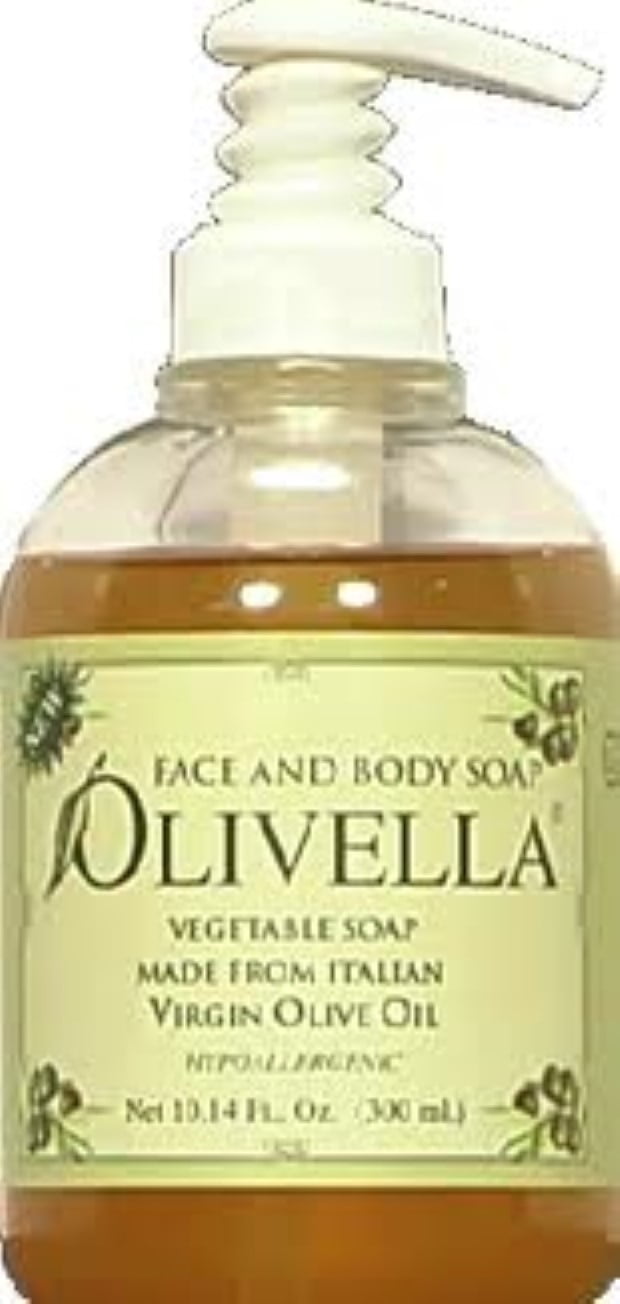 Olivella Virgin Olive Oil Face and Body Liquid Soap 10.14 fl. oz