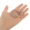 thumbnail image 5 of WEUVEB Hair Ties Assorted Color Plastic 100Pcs 1.6x1.6x0.08In, 5 of 8