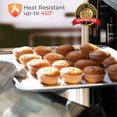 thumbnail image 2 of Baking Sheet Cookie Sheet Set of 2, Pure Stainless Steel baking Pan Tray Professional, Non Toxic & Healthy, Mirror Finish & Rust Free, Easy Clean & Dishwasher Safe 15.8 x 12 x 0.95 inches, 2 of 7