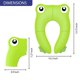 thumbnail image 2 of Asiento de entrenamiento para el baño con cojín de silicona antideslizante grande plegable portátil, adecuado para niños y niñas, asientos de inodoro para niños pequeños, 2 of 8