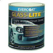 Fibre glass Evercoat GLASS-LITE 100639 Lightweight Short Strand Reinforced Filler, 1 gal Can, Green, Liquid