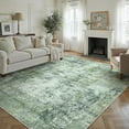 thumbnail image 4 of x Washable Area Rug for Living Room Bedroom Grey Neutral Carpet Low Pile Soft Thin Tapis Salon Abstract Modern Vacuumable Lightweight Large Throw Rug for Dining Room Kitchen, 4 of 9