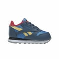 thumbnail image 2 of Reebok Footwear  Unisex' Classic Leather Infant Reebok Classics Ftw Kids Upbblu/Redtas/Hazyel , 7K M US, 2 of 4