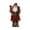 A, variant on A 12 Inch Standing Santa Claus Doll In Red Holding Stick Polyester Fiber Figurine Festive Holiday Decor For Shelf Mantel Or Tabletop Display Cheerful Appearance
