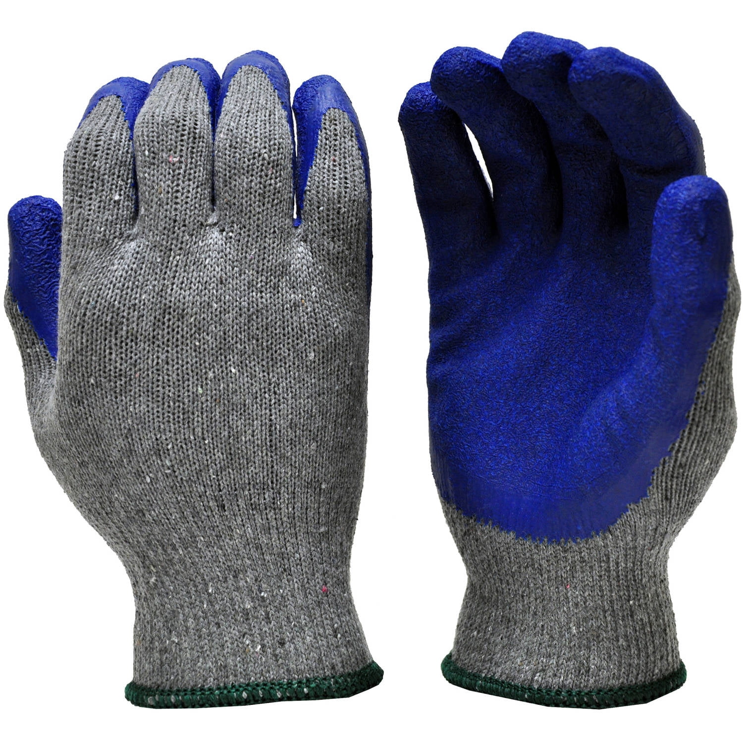 1 Pair Extra-Thick Rubber Palm Work Gloves X-Large 