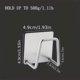 thumbnail image 3 of 1pc, Stainless Steel Sponge Holder, Sink Rack, Steel Ball Scrubber Holder, Sink Wall Mount Storage Rack, Kitchen Pot Lid Storage Hook, Kitchen Organizer, 3 of 4