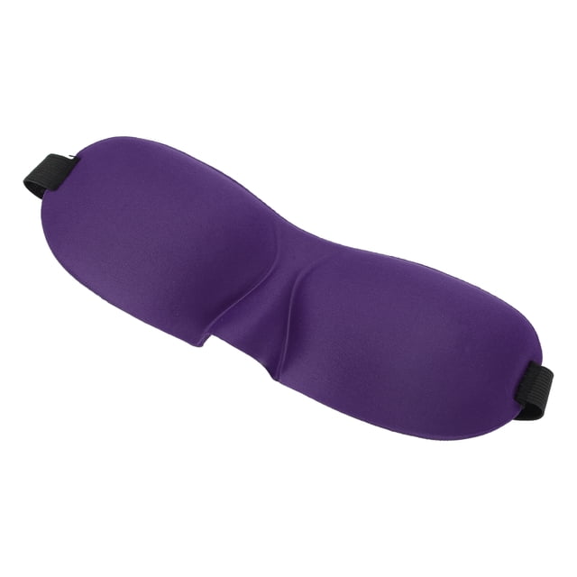 Ofertas Únicas 1 Pc Banda Elástica Máscara de Sueño 3D Transpirable Cubierta de Ojos 3D para Meditación Púrpura