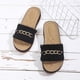 thumbnail image 5 of Sandalias de cuña ortopédicas para mujer con flecos y parte inferior gruesa con hebilla de metal Wmkox8yii  ytu9732, 5 of 9