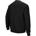 thumbnail image 2 of Men's Colosseum Black Maryland Terrapins Arch & Logo Crew Neck Sweatshirt, 2 of 4