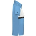thumbnail image 5 of Holloway Sportswear 2XL Womens Prism Bold Polo Columbia Blue/White 222776, 5 of 5