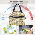 thumbnail image 4 of Fotbe Cartoon Chicken Bolsa de Almuerzo con Estampado, Lonchera Aislada, Contenedores de Comida Reutilizables Tipo Cooler a Prueba de Fugas, 4 of 7