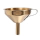 thumbnail image 1 of Stainless Steel Funnel Kitchen Oil Liquid Funnel with Detachable Filter/Strainer for Canning Kitchen Tools (Gold), 1 of 4