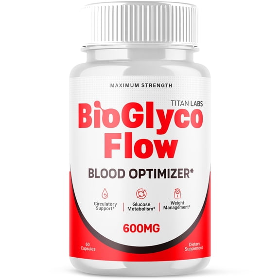 BioGlyco Flow Advanced Formula Blood Support for Health and Wellness Bio Glyco Flow 60 Capsules