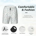 thumbnail image 4 of Kdxio Household Appliances Print Men's Swim Trunks with Compression Liner 7 Inch Inseam Quick Dry Swim Shorts, 4 of 7