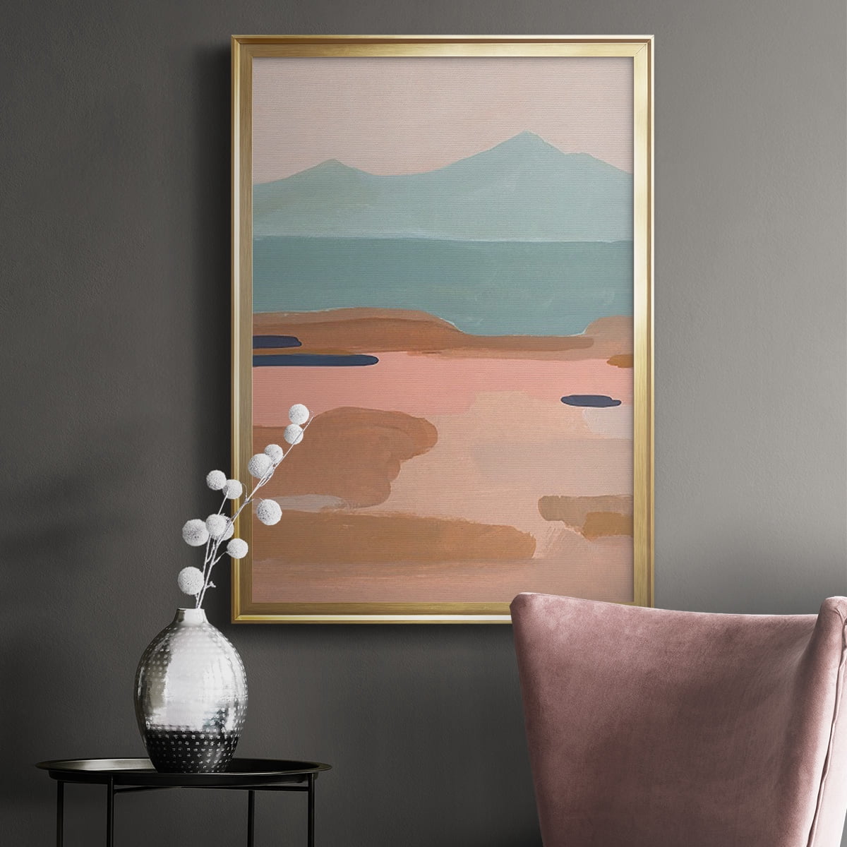 Desert Sunrise II Premium Framed Print, in Gold, Black, or Silver - Ready to Hang