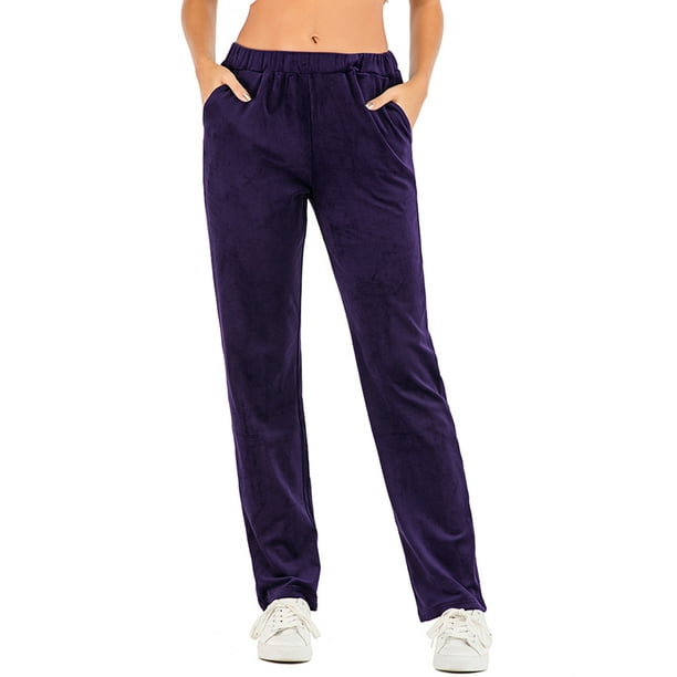 velour sweatpants womens