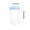 Blue, variant on 2 Liter Plastic Pitcher with Lid, Clear Beverage Dispenser for Iced Tea, Lemonade, and Cold Drinks, BPA-Free Pitcher with Spout and Measurement Marks, Easy to Pour and Clean