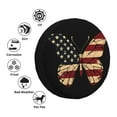 thumbnail image 2 of Kdxio Patriotic USA Butterfly Art for Tire Cover Wheel Protectors Tyre Covers Weatherproof Wheel Covers Universal Fit for Trailer Rv SUV Truck Camper Travel Trailers 16 inch, 2 of 5