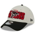 thumbnail image 3 of Men's New Era Stone/Black Atlanta Falcons 2023 NFL Draft 39THIRTY Flex Hat, 3 of 6