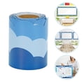 thumbnail image 3 of 1 Roll Of Classroom Bulletin Board Border Decal Bulletin Board Border Sticker Scalloped Bulletin Board Trim Clouds Shape Decal, 3 of 6