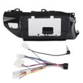 thumbnail image 2 of 10.1in Voiture Fascia Panneau de Navigation GPS Cadre Facia Panneau de Voiture Panneau de Toit avec Cordon d'Alimentation Adapté pour Hilux 2014-2019 RHD, 2 of 5