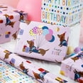thumbnail image 3 of Birthday Dog Wrapping Paper, Reversible Color Happy Gift Wrap for Baby Shower, Valentines, Mothers day, Graduation, Wedding, Fathers Christmas (17in x 32.8ft), 3 of 4