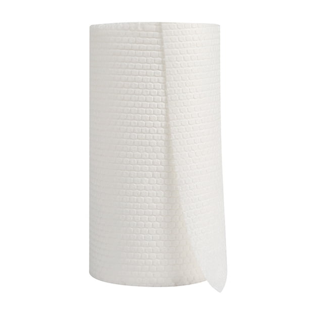 1 rollo de paño de limpieza ultra absorbente no tejido para cocina, coche, reutilizable, lavable, sin pelusa.