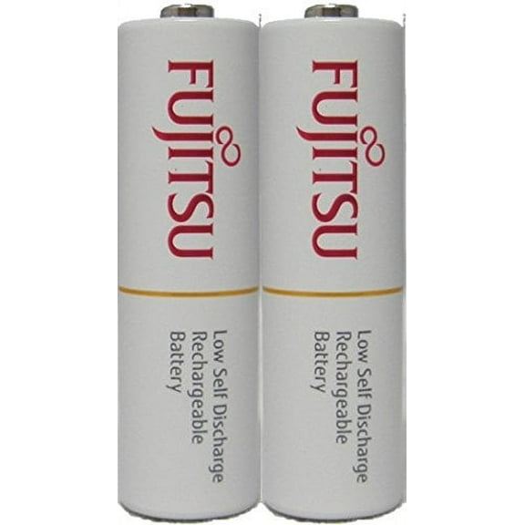 2 Fujitsu Ready-to-use HR3UTC AA Rechargeable Batteries NiMH 1.2V Min. 1900mAh Made in Japan