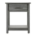 thumbnail image 3 of Chic Gray Contemporary Nightstand, 3 of 4