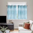 thumbnail image 4 of Teal Blue Kitchen Curtains Window Panels, Modern Abstract Art Ombre Striped Insulated Window Treatment Curtain, Grommet Curtains for Bedroom/Living Room/Bathroom, 2 Piece 42"Wx54"L, 4 of 8