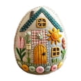 thumbnail image 2 of Patchwork Egg DIY DIY Patchwork Egg Chick Craft With Material Package Instructions Handmade Embroidered Easter Eggs Home Easter Eggs 10ML, 2 of 6