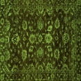 thumbnail image 1 of Ahgly Company Indoor Square Oriental Green Traditional Area Rugs, 8' Square, 1 of 4
