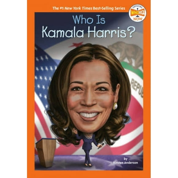 Pre-Owned Who Is Kamala Harris? (Paperback 9780593384480) by Kirsten Anderson, Who Hq