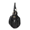 thumbnail image 3 of Pre-Owned Prada Black Pleated Bow Hobo Shoulder bag Pleated Nylon Canvas, 3 of 10