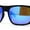 Blue Mirror, variant on Mens OG Flat Top Rectangle Gangster Mob Shade Sunglasses Matte Black