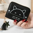 thumbnail image 2 of Bmisegm Women' s Outdoor Fashion Trend Solid Color Fringed Leather Card Wallet plus Wallet Case Black One Size, 2 of 2