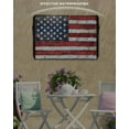 thumbnail image 3 of Vintage American Flag Outdoor TV Cover 52-55 Inch Weatherproof, Country Wooden USA Flag Waterproof Outdoor TV Covers, 3 of 7