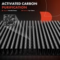 thumbnail image 5 of A-Premium 2-PC Cabin Air Filter with Activated Carbon Compatible with Nissan & Infiniti Models - Titan 2004-2015, Armada 2005-2015, NV2500 NV3500 2012-2014, QX56 2004-2010 - V8 5.6L # CF10388, 5 of 9