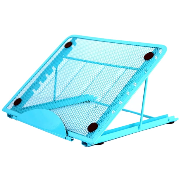 Malla de acero para computadora portátil, soporte para tableta, estante plegable, ajustable, para computadora portátil, soporte para mesa, soporte para mesa Speravity DZ5284-03B