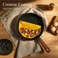 thumbnail image 3 of CAROTE 21-Piece Ceramic Cookware Set, Nonstick Pots and Pans with Steamer, Induction Compatible, Black, 3 of 8