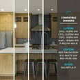 thumbnail image 5 of Luxrite 4 inch Ultra Thin LED Recessed Light with J-Box, 12W, 5 Color Selectable 2700K-5000K, 950 Lumens, Dimmable, IC Rated 4-Pack, 5 of 8