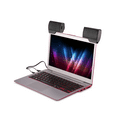 thumbnail image 2 of Portable Mini Clip USB Stereo Speaker Sound Bar Clipon Speakers for Notebook Laptop Phone Music Player Computer, 2 of 6