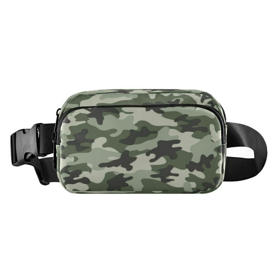 LIGHTWEIGHT SPORTS WAIST PACK - Large capacity waterproof design essential for running fitness/traveling unisex! Military Style Camouflage