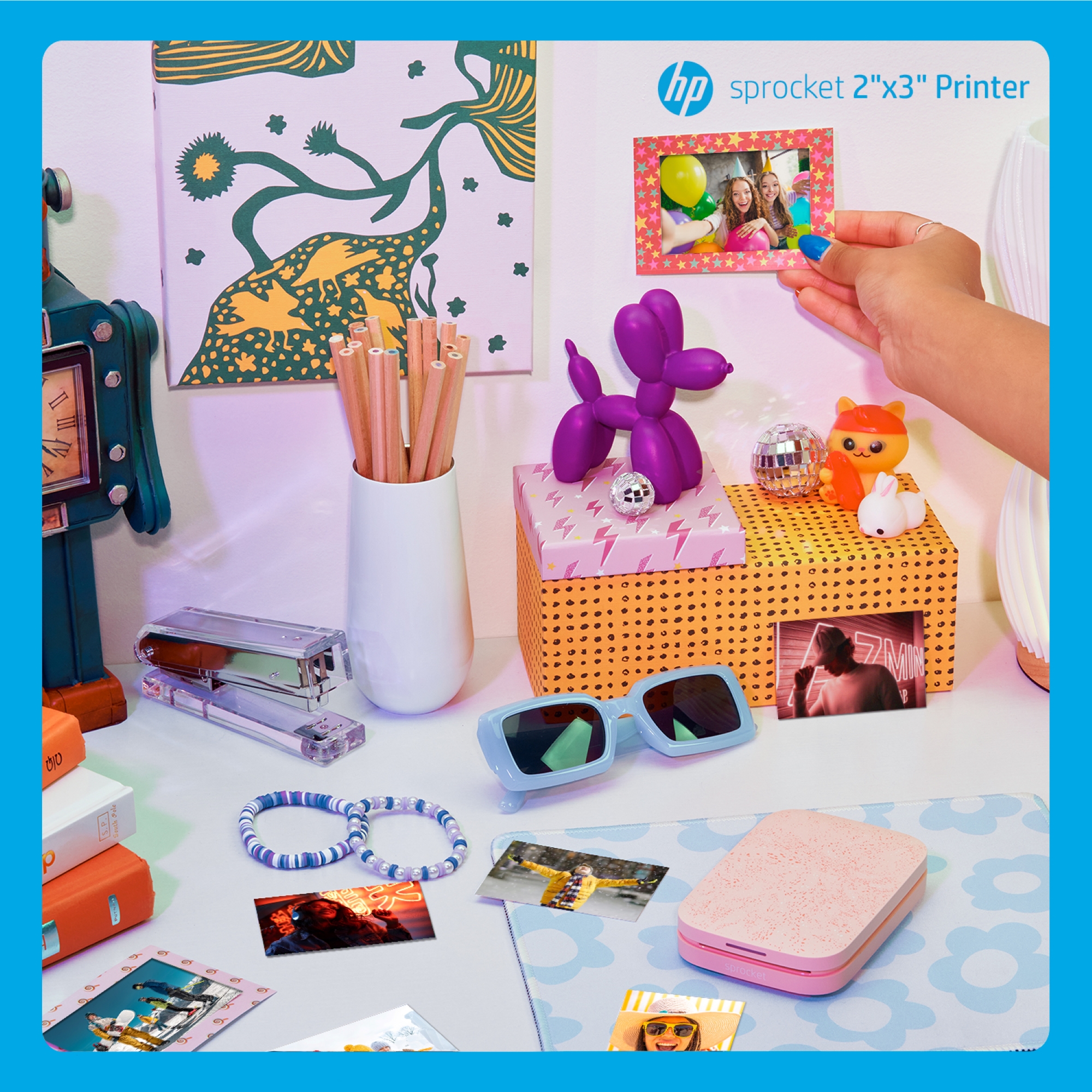 HP Sprocket Portable 2x3" Photo Printer, Blush Pink photo 7